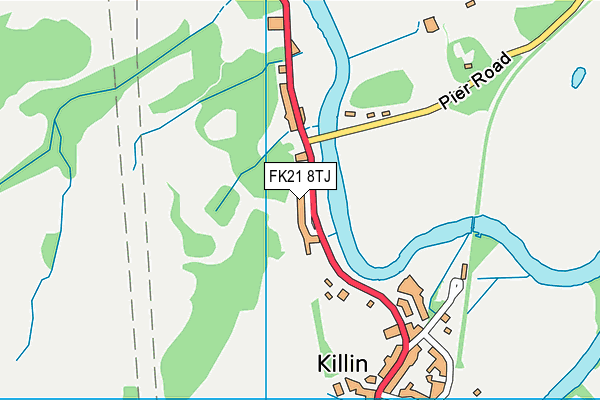 FK21 8TJ map - OS VectorMap District (Ordnance Survey) FK21 8TJ map - OS VectorMap District (Ordnance Survey)