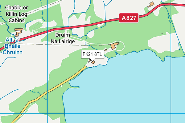 FK21 8TL map - OS VectorMap District (Ordnance Survey) FK21 8TL map - OS VectorMap District (Ordnance Survey)
