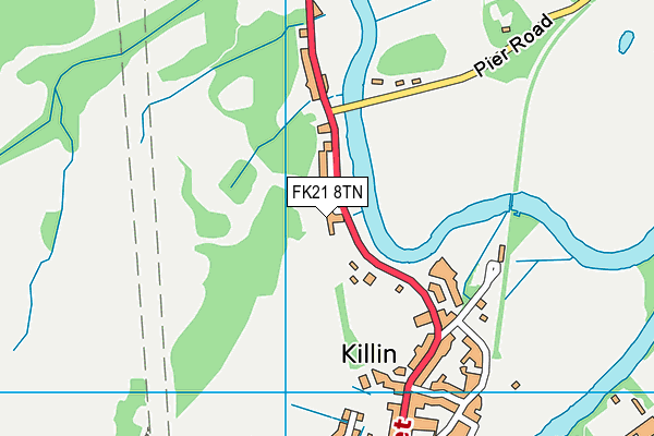 FK21 8TN map - OS VectorMap District (Ordnance Survey) FK21 8TN map - OS VectorMap District (Ordnance Survey)
