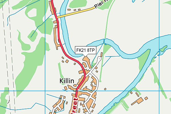 FK21 8TP map - OS VectorMap District (Ordnance Survey) FK21 8TP map - OS VectorMap District (Ordnance Survey)