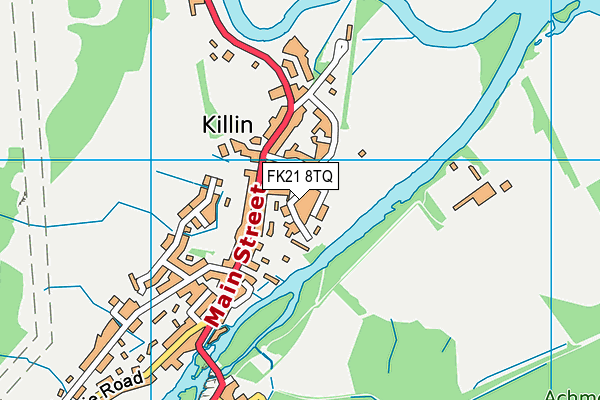 FK21 8TQ map - OS VectorMap District (Ordnance Survey) FK21 8TQ map - OS VectorMap District (Ordnance Survey)
