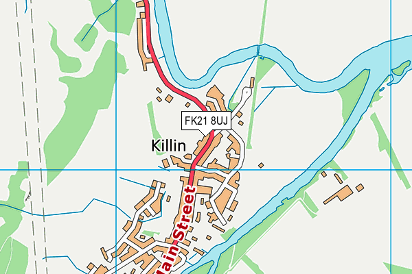 FK21 8UJ map - OS VectorMap District (Ordnance Survey) FK21 8UJ map - OS VectorMap District (Ordnance Survey)