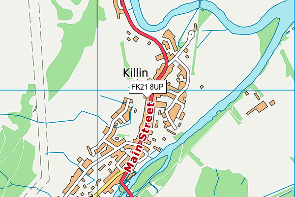 FK21 8UP map - OS VectorMap District (Ordnance Survey) FK21 8UP map - OS VectorMap District (Ordnance Survey)