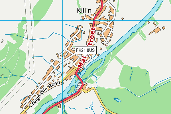FK21 8US map - OS VectorMap District (Ordnance Survey) FK21 8US map - OS VectorMap District (Ordnance Survey)