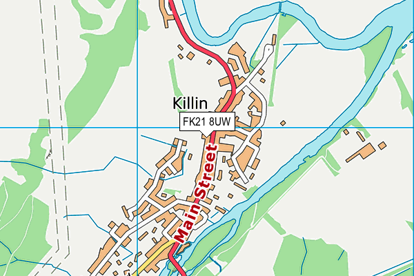 FK21 8UW map - OS VectorMap District (Ordnance Survey) FK21 8UW map - OS VectorMap District (Ordnance Survey)