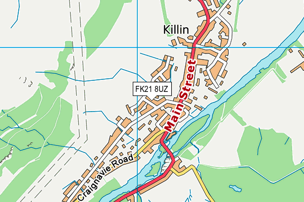 FK21 8UZ map - OS VectorMap District (Ordnance Survey) FK21 8UZ map - OS VectorMap District (Ordnance Survey)