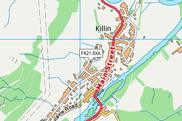 FK21 8XA map - OS VectorMap District (Ordnance Survey) FK21 8XA map - OS VectorMap District (Ordnance Survey)