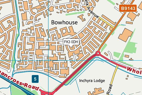 FK3 0DH map - OS VectorMap District (Ordnance Survey) FK3 0DH map - OS VectorMap District (Ordnance Survey)