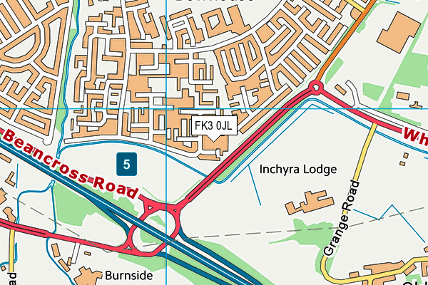 FK3 0JL map - OS VectorMap District (Ordnance Survey) FK3 0JL map - OS VectorMap District (Ordnance Survey)