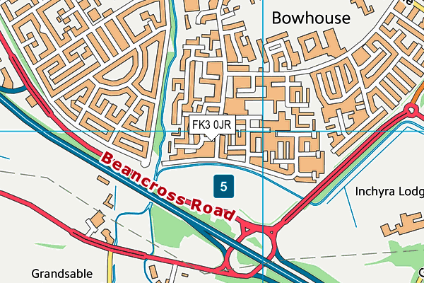 FK3 0JR map - OS VectorMap District (Ordnance Survey) FK3 0JR map - OS VectorMap District (Ordnance Survey)