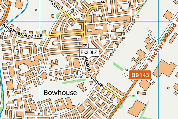 FK3 0LZ map - OS VectorMap District (Ordnance Survey) FK3 0LZ map - OS VectorMap District (Ordnance Survey)