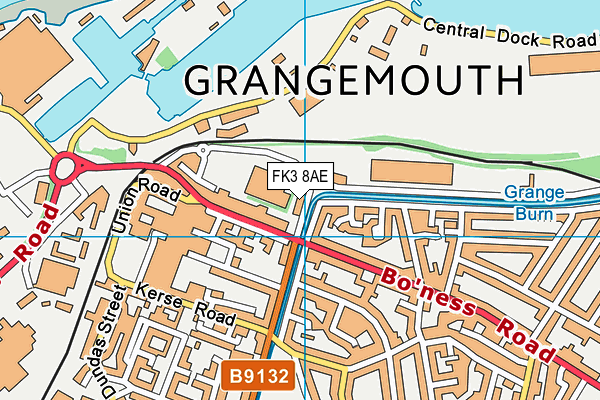 FK3 8AE map - OS VectorMap District (Ordnance Survey) FK3 8AE map - OS VectorMap District (Ordnance Survey)