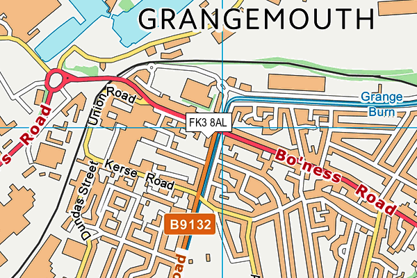 FK3 8AL map - OS VectorMap District (Ordnance Survey) FK3 8AL map - OS VectorMap District (Ordnance Survey)