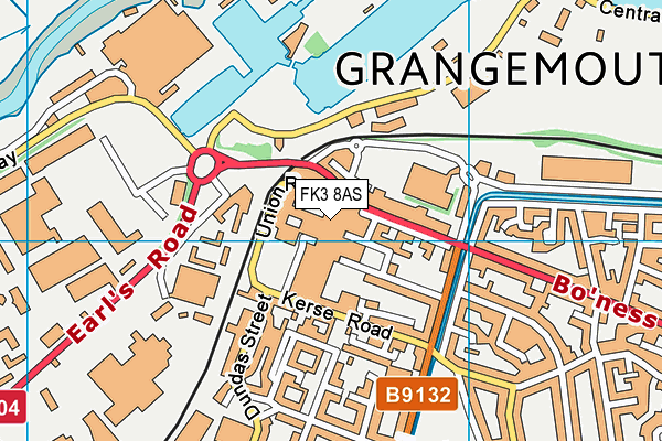 FK3 8AS map - OS VectorMap District (Ordnance Survey) FK3 8AS map - OS VectorMap District (Ordnance Survey)