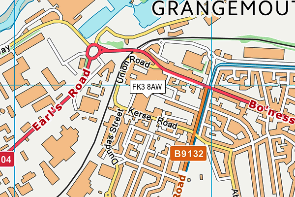 FK3 8AW map - OS VectorMap District (Ordnance Survey) FK3 8AW map - OS VectorMap District (Ordnance Survey)