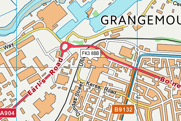 FK3 8BB map - OS VectorMap District (Ordnance Survey) FK3 8BB map - OS VectorMap District (Ordnance Survey)
