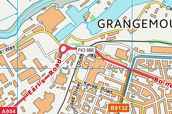 FK3 8BE map - OS VectorMap District (Ordnance Survey) FK3 8BE map - OS VectorMap District (Ordnance Survey)