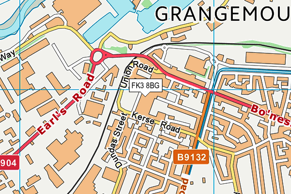 FK3 8BG map - OS VectorMap District (Ordnance Survey) FK3 8BG map - OS VectorMap District (Ordnance Survey)