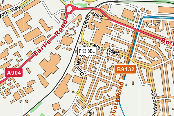 FK3 8BL map - OS VectorMap District (Ordnance Survey) FK3 8BL map - OS VectorMap District (Ordnance Survey)