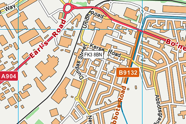 FK3 8BN map - OS VectorMap District (Ordnance Survey) FK3 8BN map - OS VectorMap District (Ordnance Survey)