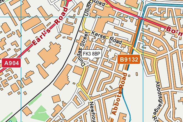 FK3 8BP map - OS VectorMap District (Ordnance Survey) FK3 8BP map - OS VectorMap District (Ordnance Survey)