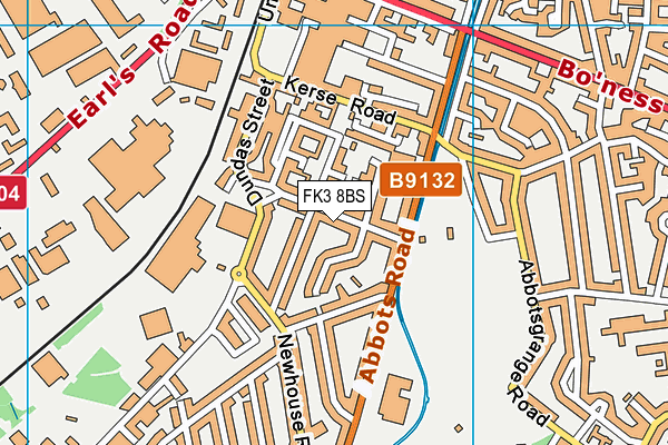 FK3 8BS map - OS VectorMap District (Ordnance Survey) FK3 8BS map - OS VectorMap District (Ordnance Survey)