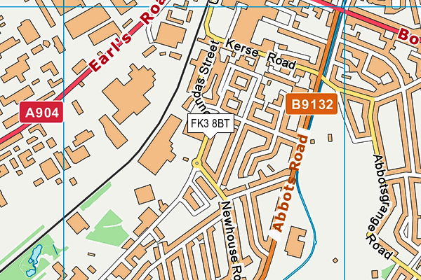FK3 8BT map - OS VectorMap District (Ordnance Survey) FK3 8BT map - OS VectorMap District (Ordnance Survey)