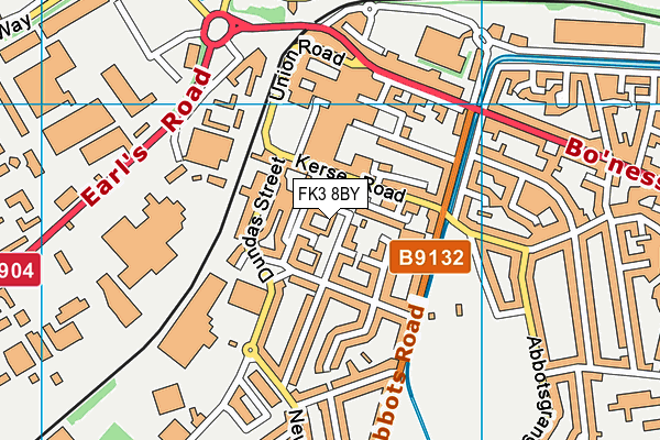 FK3 8BY map - OS VectorMap District (Ordnance Survey) FK3 8BY map - OS VectorMap District (Ordnance Survey)