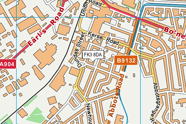 FK3 8DA map - OS VectorMap District (Ordnance Survey) FK3 8DA map - OS VectorMap District (Ordnance Survey)