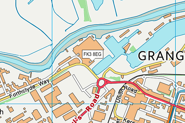 FK3 8EG map - OS VectorMap District (Ordnance Survey) FK3 8EG map - OS VectorMap District (Ordnance Survey)