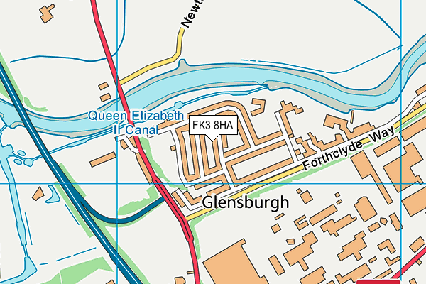 FK3 8HA map - OS VectorMap District (Ordnance Survey) FK3 8HA map - OS VectorMap District (Ordnance Survey)