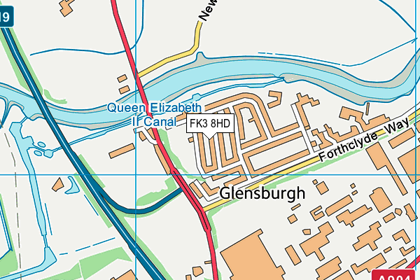 FK3 8HD map - OS VectorMap District (Ordnance Survey) FK3 8HD map - OS VectorMap District (Ordnance Survey)