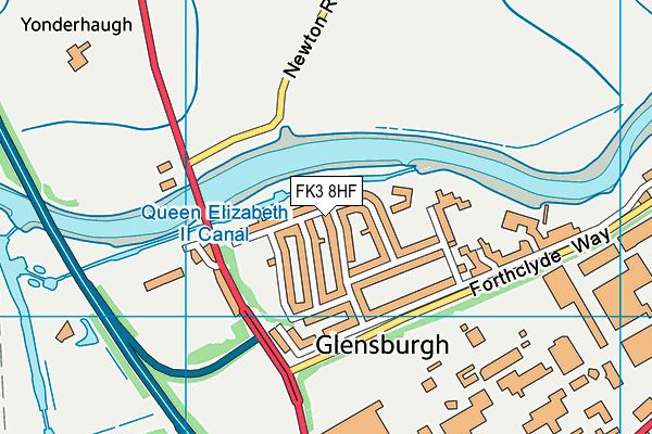 FK3 8HF map - OS VectorMap District (Ordnance Survey) FK3 8HF map - OS VectorMap District (Ordnance Survey)