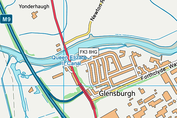 FK3 8HG map - OS VectorMap District (Ordnance Survey) FK3 8HG map - OS VectorMap District (Ordnance Survey)