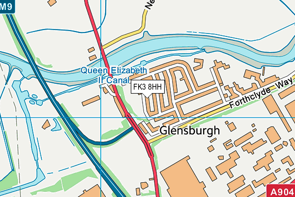 FK3 8HH map - OS VectorMap District (Ordnance Survey) FK3 8HH map - OS VectorMap District (Ordnance Survey)
