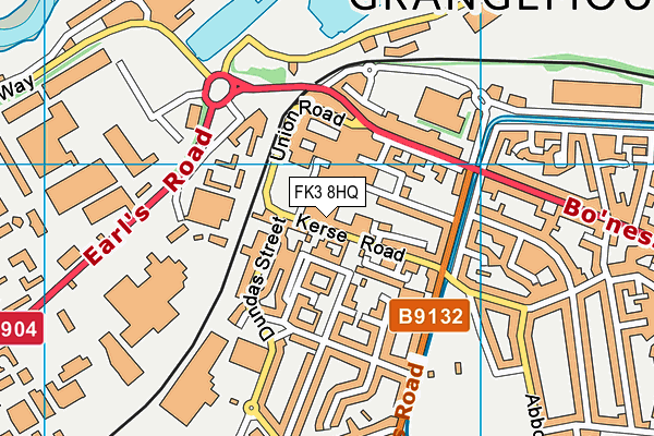 FK3 8HQ map - OS VectorMap District (Ordnance Survey) FK3 8HQ map - OS VectorMap District (Ordnance Survey)