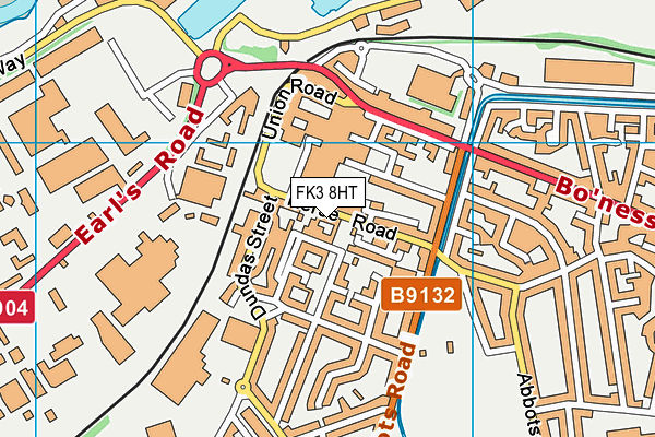 FK3 8HT map - OS VectorMap District (Ordnance Survey) FK3 8HT map - OS VectorMap District (Ordnance Survey)