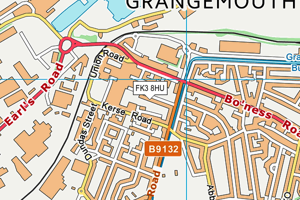 FK3 8HU map - OS VectorMap District (Ordnance Survey) FK3 8HU map - OS VectorMap District (Ordnance Survey)