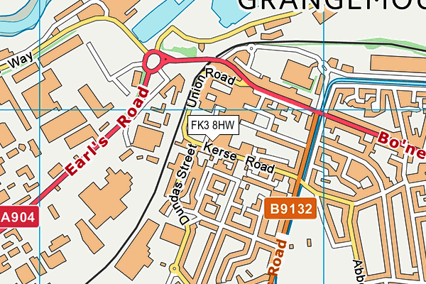 FK3 8HW map - OS VectorMap District (Ordnance Survey) FK3 8HW map - OS VectorMap District (Ordnance Survey)