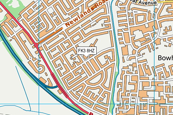 FK3 8HZ map - OS VectorMap District (Ordnance Survey) FK3 8HZ map - OS VectorMap District (Ordnance Survey)