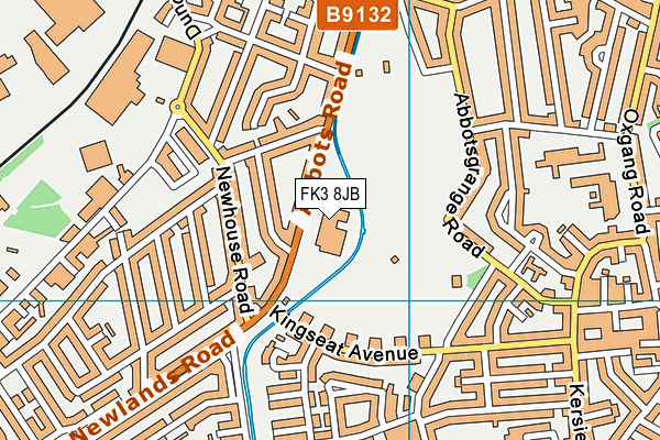 FK3 8JB map - OS VectorMap District (Ordnance Survey) FK3 8JB map - OS VectorMap District (Ordnance Survey)