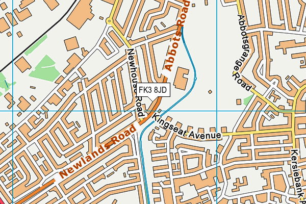 FK3 8JD map - OS VectorMap District (Ordnance Survey) FK3 8JD map - OS VectorMap District (Ordnance Survey)