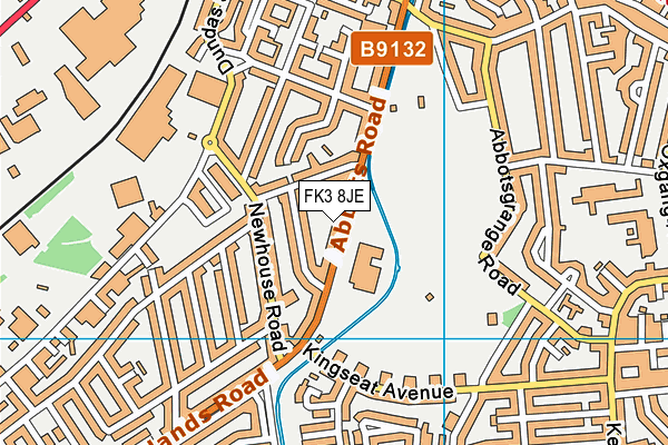 FK3 8JE map - OS VectorMap District (Ordnance Survey) FK3 8JE map - OS VectorMap District (Ordnance Survey)