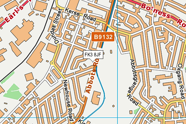 FK3 8JF map - OS VectorMap District (Ordnance Survey) FK3 8JF map - OS VectorMap District (Ordnance Survey)
