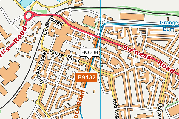FK3 8JH map - OS VectorMap District (Ordnance Survey) FK3 8JH map - OS VectorMap District (Ordnance Survey)