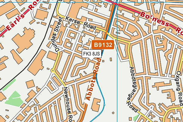 FK3 8JS map - OS VectorMap District (Ordnance Survey) FK3 8JS map - OS VectorMap District (Ordnance Survey)
