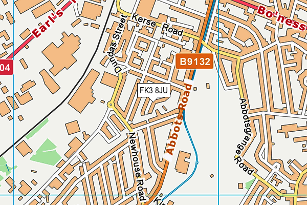 FK3 8JU map - OS VectorMap District (Ordnance Survey) FK3 8JU map - OS VectorMap District (Ordnance Survey)