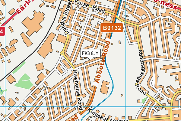 FK3 8JY map - OS VectorMap District (Ordnance Survey) FK3 8JY map - OS VectorMap District (Ordnance Survey)