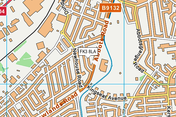 FK3 8LA map - OS VectorMap District (Ordnance Survey) FK3 8LA map - OS VectorMap District (Ordnance Survey)