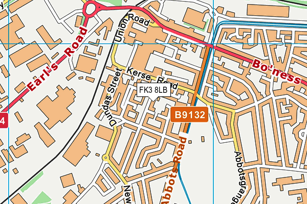 FK3 8LB map - OS VectorMap District (Ordnance Survey) FK3 8LB map - OS VectorMap District (Ordnance Survey)
